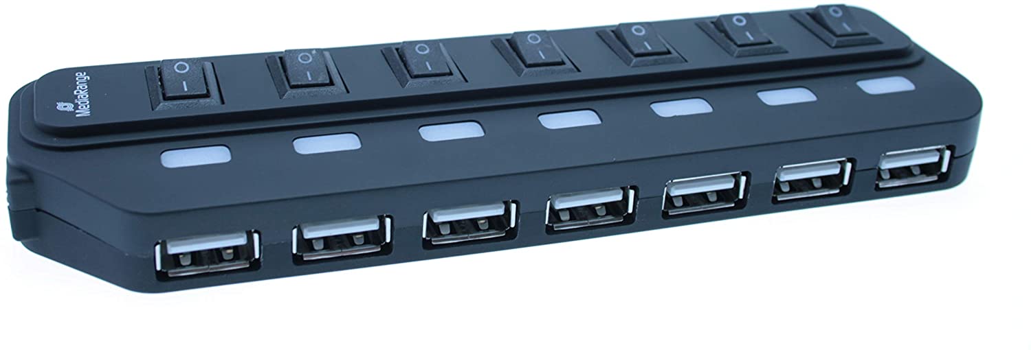 MEDIARANGE USB 2.0 HUB 7x