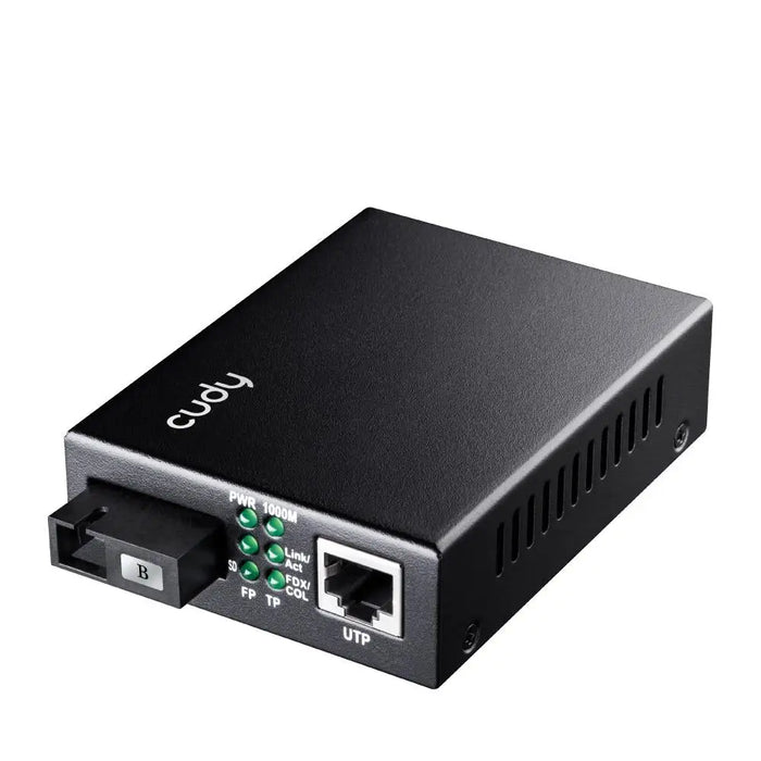 Медиен конвертор Cudy MC100GSB-20B SC fiber port RJ-45 20 km - Адаптери конвертори<<<Кабели<<<ValiAPI