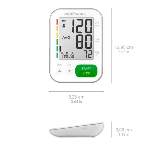 Medisana BU 565 upper arm blood pressure monitor (white) - Blood pressure monitorsUIS-CIS<<<Medical appliances