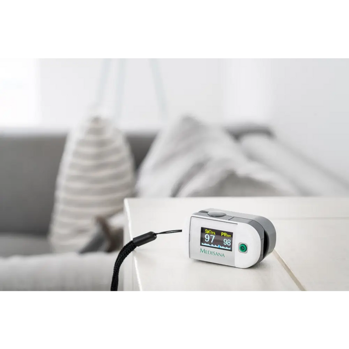 Medisana PM 100 heart rate monitor Finger Silver White - Puls oximetersUIS-PLS<<<Medical appliances