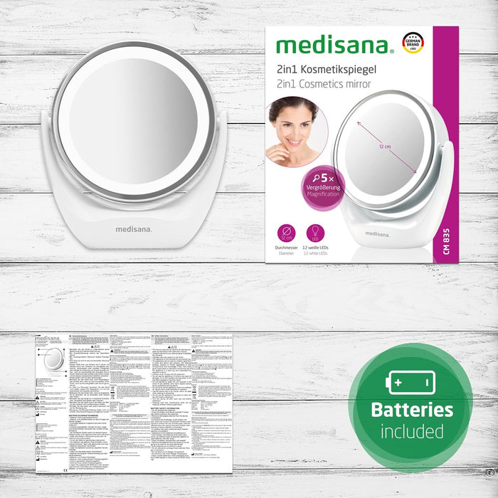 Medisana 2-in-1 cosmetic mirror CM 835