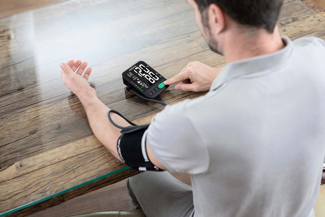 Upper arm blood pressure monitor Medisana BU 582 (black)