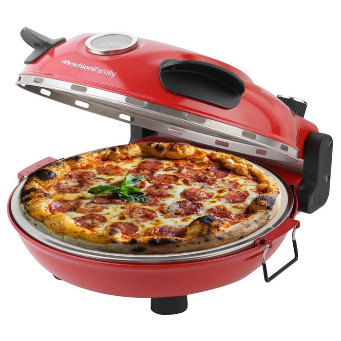 Pizza oven MELCHIONI BELLANAPOLI RED, 1200 W