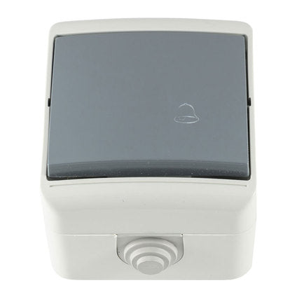 BELL BUTTON IP44 GRAY MELOPLAM TONI