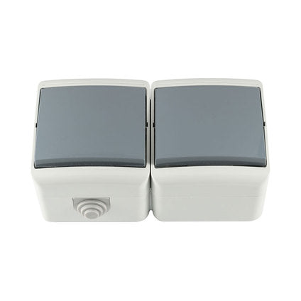 DOUBLE COMBINATION IP44 TWO KEYS EX.1 GRAY MELOPLAM TONI