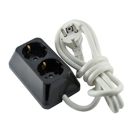 DOUBLE SPLITTER 2M-3X1.5 MELOPLAM BLACK TRAPEZIO