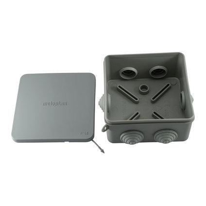JUNCTION BOX IP54 100/100/50 GRAY MELOPLAM 100/100/50 GRAY IP54