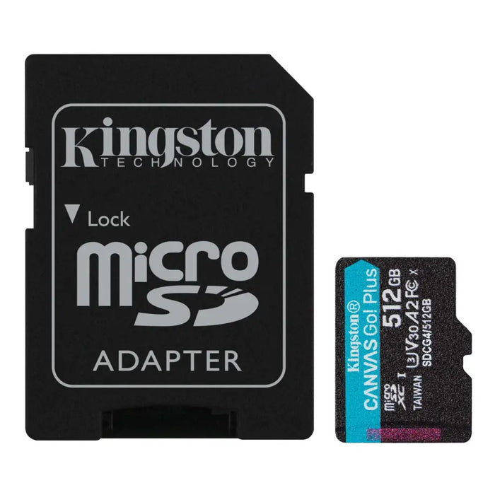 Memory card Kingston Canvas Go! Plus Gen4 microSDXC 512GB - Памети SD<<<Памети<<<Компоненти<<<ALSO&&&Карти памет<<<Фото