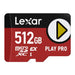 Memory card Lexar PLAY Pro microSD Express 7.1 512GB - Memory cards<<<GSM Accessories<<<InnproXML&&&Компютър Мрежи и