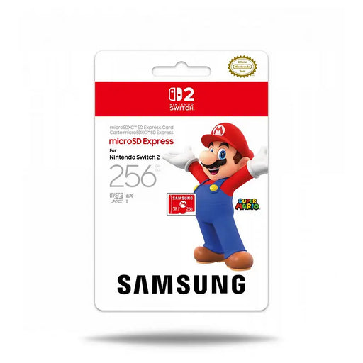 Memory card Nintendo Switch 2 Samsung microSD Mario 256GB - USB памети<<<Устройства за съхранение<<<Лаптопи компютри и