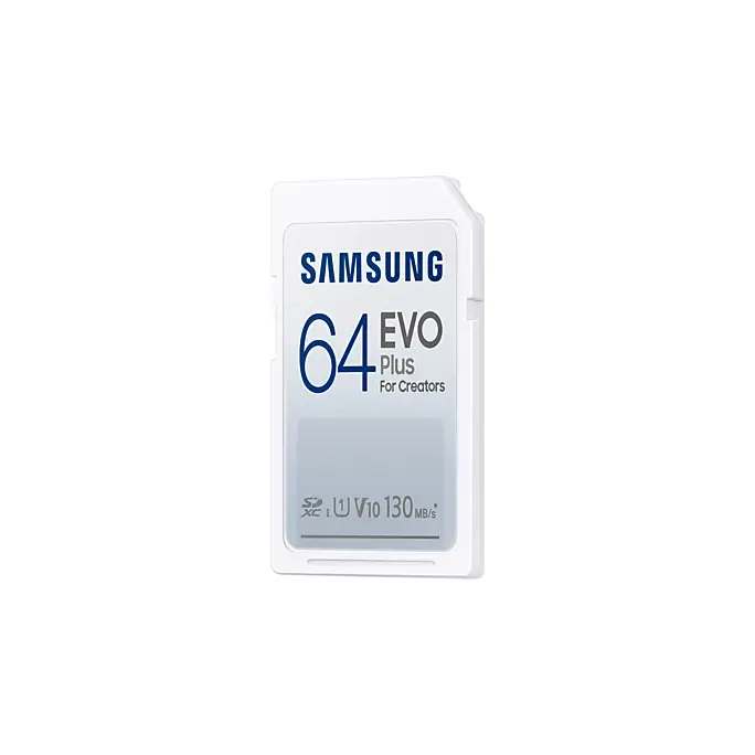 Memory card Samsung EVO Plus SD Card 64GB White - Карти памет<<<Фото и видео аксесоари<<<ValiAPI&&&Micro SD Cards