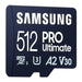 Memory card Samsung microSDXC PRO Ultimate 200 MB/s UHS-I/U3 (MB-MY512SB/WW) - Memory cards<<<GSM