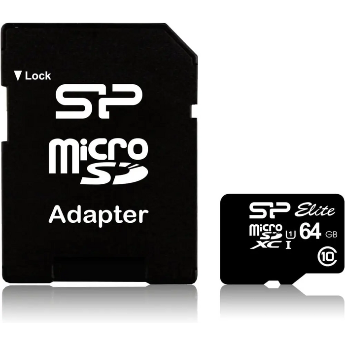 Memory card Silicon Power Elite 64GB - Памети SD<<<Памети<<<Компоненти<<<ALSO&&&Карти памет<<<Фото и видео
