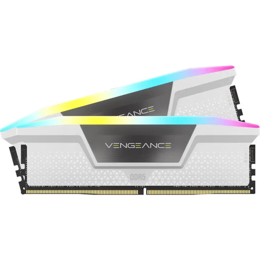 Memory Corsair Vengeance White RGB 32GB(2x16GB) DDR5 5200MHz CMH32GX5M2B5200C40W - Памети за настолни