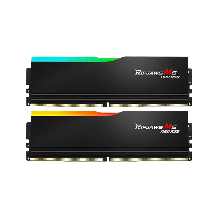 Memory G.SKILL Ripjaws M5 Neo RGB Black 32GB(2x16GB) DDR5-6000 - AMD EXPO - Памети<<<Компютърни