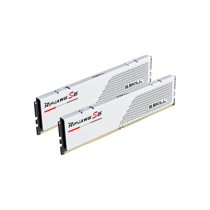 Memory G.SKILL Ripjaws S5 White 64GB(2x32GB) DDR5 6000MHz - Intel XMP - Памети<<<Компютърни компоненти<<<ValiAPI