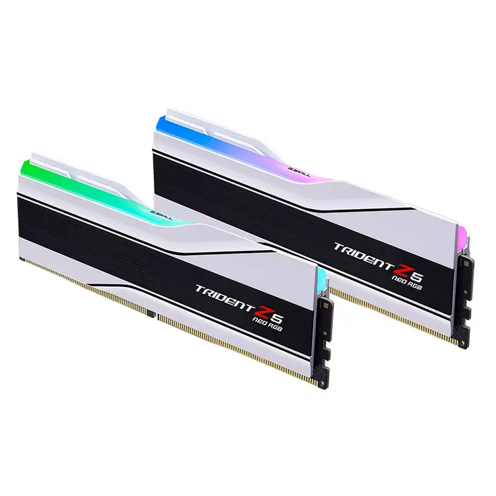 Memory G.SKILL Trident Z5 Neo RGB White 64GB(2x32GB) DDR5 6000MHz CL26 - AMD EXPO - Памети<<<Компютърни