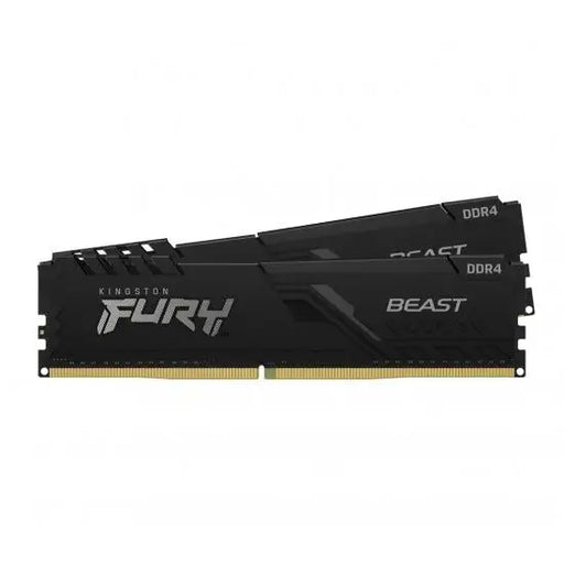 Memory Kingston FURY Beast Black 64GB(2x32GB) DDR4 3200MHz KF432C16BBK2/64 - Памети за настолни
