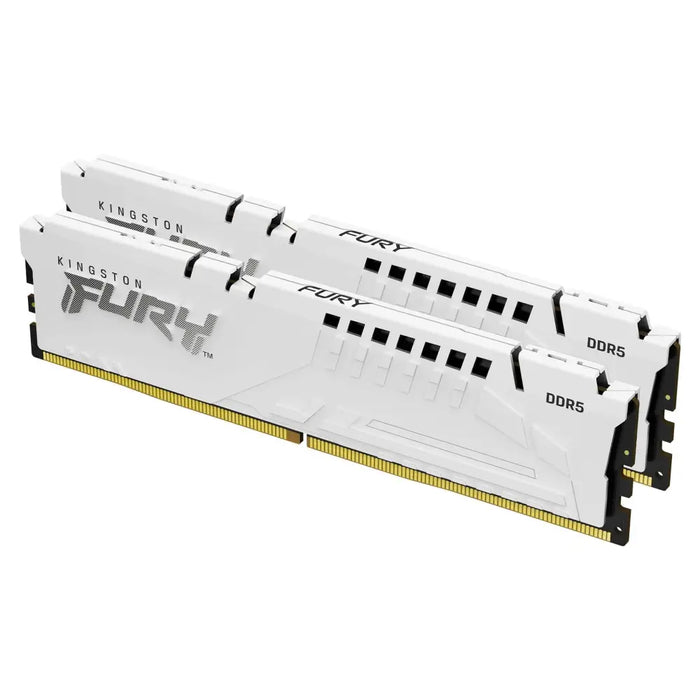 Memory Kingston FURY Beast White 32GB(2x16GB) DDR5 - KF560C30BWEK2-32 - Памети за настолни