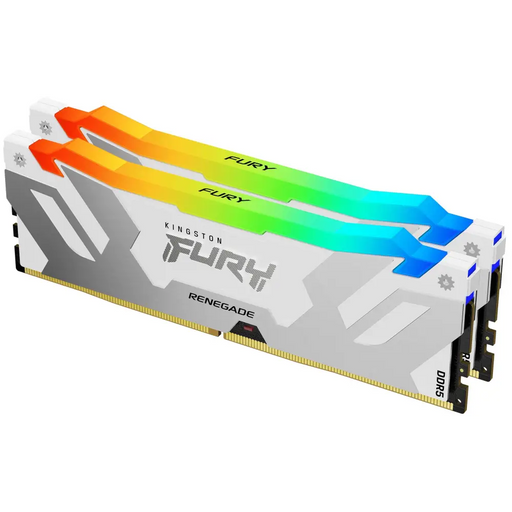Memory Kingston Fury Renegade White RGB 32GB(2x16GB) DDR5 7200MHz CL38 - Памети за настолни