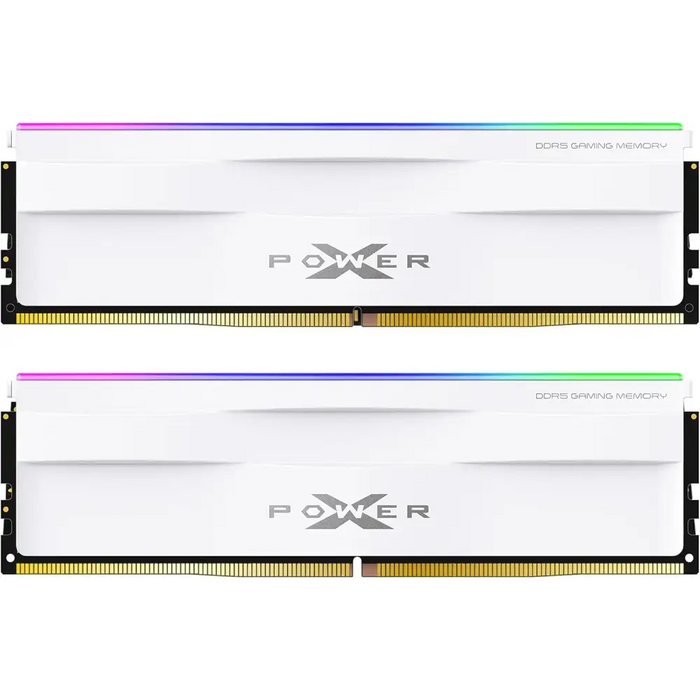 Memory Silicon Power XPOWER Zenith RGB White 32GB(2x16GB) UDIMM DDR5 6000MHz CL30 - Памети<<<Компютърни