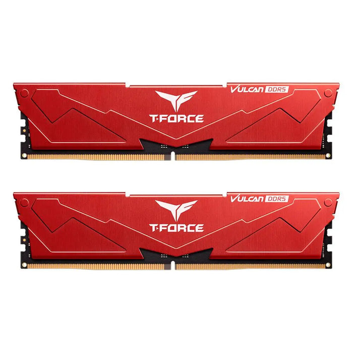 Memory Team Group T-Force Vulcan Red DDR5 32GB (2x16GB) 6000MHz CL30 - Памети<<<Компютърни