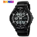 Men waterproof analog-digital LED watch Skmei 0931 - gray / Big - Men’s Watches