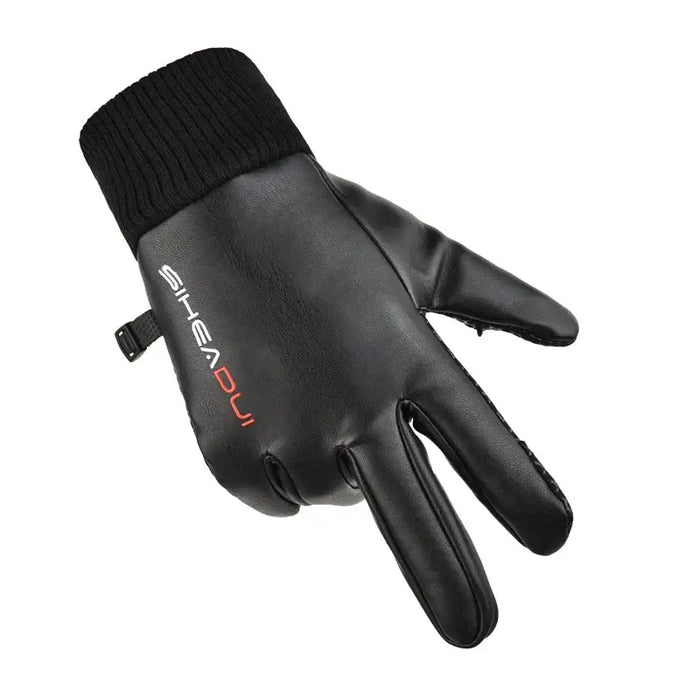 Men’s insulated anti-slip telephone gloves - black - Cycling gloves<<<HurtelXML
