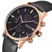 Men’s waterproof quartz watch with leather strap MEGIR 2011 - Men’s Watches