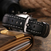 Men’s waterproof quartz watch with leather strap OCHSTIN GQ043B - Men’s Watches