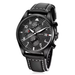 Men’s waterproof quartz watch with leather strap OCHSTIN GQ043B - Men’s Watches