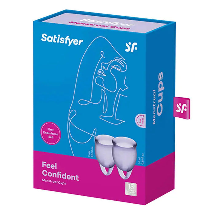 Menstrual Cup Satisfyer Feel confident (purple) - Menstrual cups<<<Health and beauty<<<InnproXML