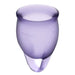 Menstrual Cup Satisfyer Feel confident (purple) - Menstrual cups<<<Health and beauty<<<InnproXML