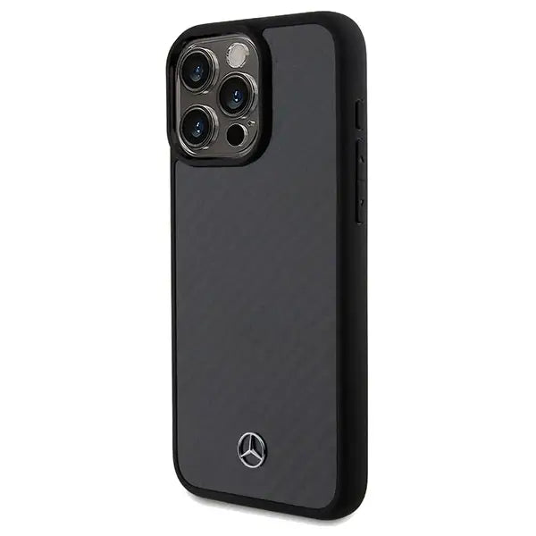 Mercedes Carbon Fiber Dynamic case for iPhone 15 Pro Max - black - Cell phone cases and covers<<<HurtelXML