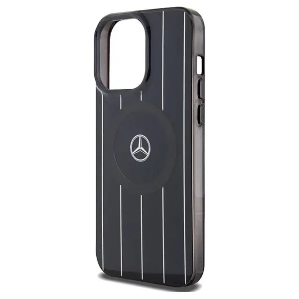 Mercedes Double Layer Crossed Lines MagSafe case for iPhone 15 Pro - black - Cell phone cases and covers<<<HurtelXML