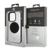 Mercedes Leather&Alu MagSafe case for iPhone 15 Pro Max - silver - Cell phone cases and covers<<<HurtelXML