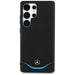 Mercedes Leather Contrasted Blue Horizontal Curve MagSafe Case for Samsung Galaxy S25 Ultra - Black - Cell phone cases