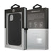 Mercedes Leather Meshed Metal Logo Case for iPhone 13 - Black - Cell phone cases and covers<<<HurtelXML