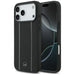 Mercedes Leather Star Pattern Stripes MagSafe Case for iPhone 17 Pro Max - Black - Cell phone cases