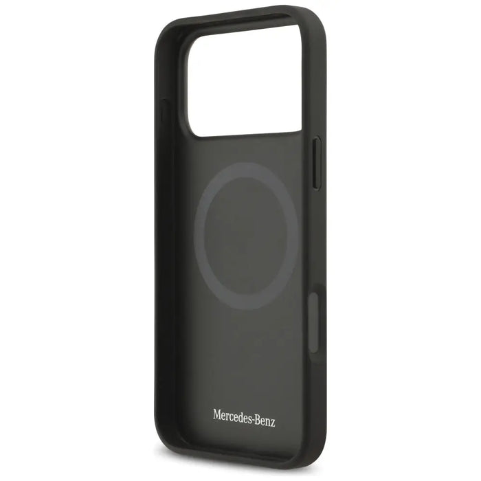 Mercedes Leather The Move MagSafe Case for iPhone 17 Pro Max - Beige - Cell phone cases and covers<<<HurtelXML