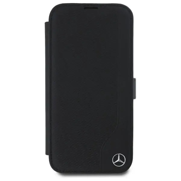 Mercedes Leather Wood Imitation iPhone 16 Pro Case - Black - Cell phone cases and covers<<<HurtelXML