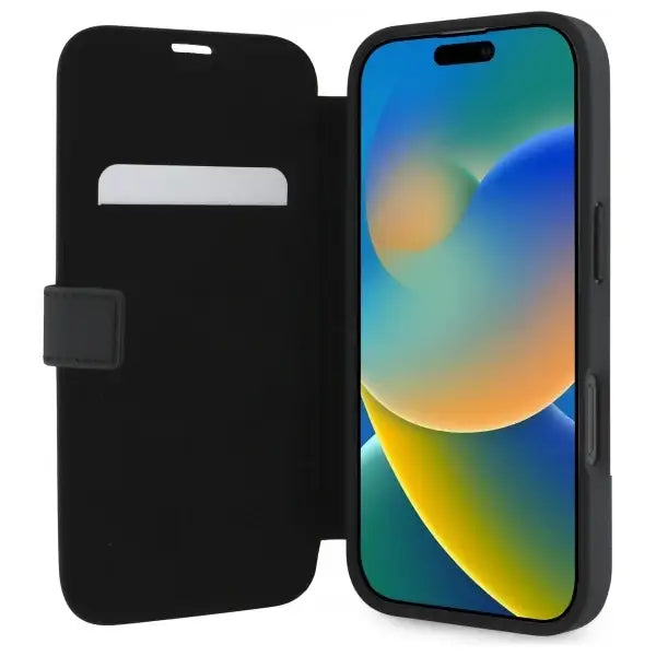 Mercedes Leather Wood Imitation iPhone 16 Pro Case - Black - Cell phone cases and covers<<<HurtelXML