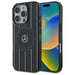 Mercedes MB Double Layer Crossed Lines MagSafe Case for iPhone 16 Pro Max - Black - Cell phone cases