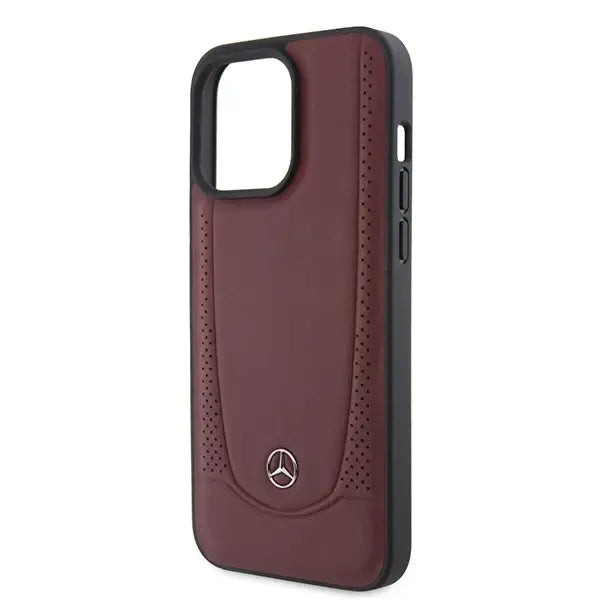Mercedes MEHCP15XARMRE iPhone 15 Pro Max 6.7’’ red/red hardcase Leather Urban Bengale - Cell phone cases