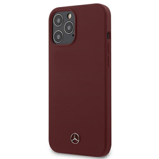Mercedes Silicone Line Case for iPhone 12 Pro Max - Red - Cell phone cases and covers<<<HurtelXML