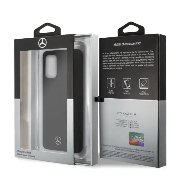 Mercedes Silicone Line Case for Samsung Galaxy S20+ - Black - Cell phone cases and covers<<<HurtelXML