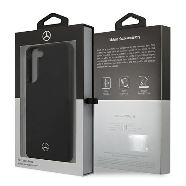 Mercedes Silicone Line Case for Samsung Galaxy S22 - Black - Cell phone cases and covers<<<HurtelXML