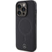 Mercedes Smooth Leather MagSafe case for iPhone 15 Pro - black - Cell phone cases and covers<<<HurtelXML