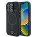 Mercedes Smooth Leather MagSafe iPhone 16 Pro Max Case - Black - Cell phone cases and covers<<<HurtelXML