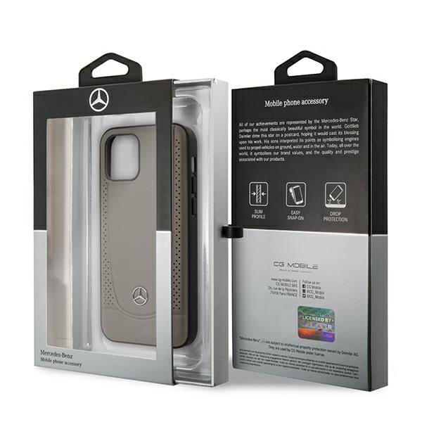 Mercedes Urban Line Case for iPhone 12 mini - Brown - Cell phone cases and covers<<<HurtelXML